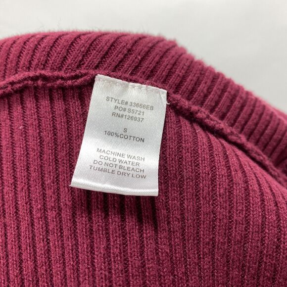 Nyland Women Rib Knit Sweater Tunic Top Small Oversized Lagenlook Dolman Sleeves - Picture 9 of 9